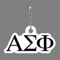 Zippy Clip & Alpha Sigma Phi Tag W/ Tab